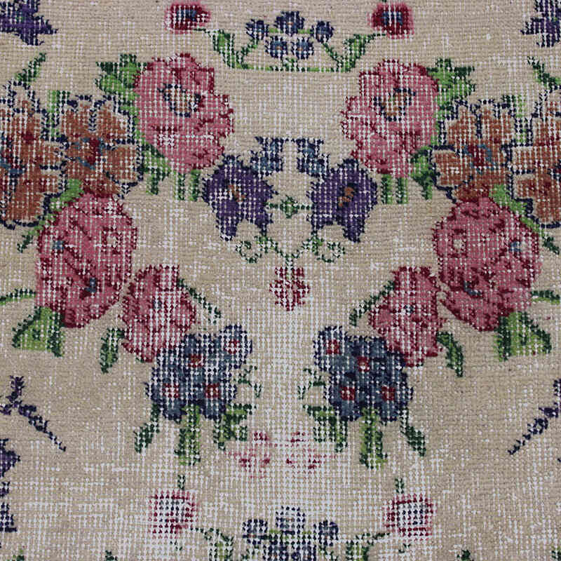 El Dokuma Vintage Halı - 110 cm x 190 cm - K0076897