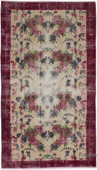 Alfombra Vintage Turca Anudada a Mano - 110 cm x 190 cm