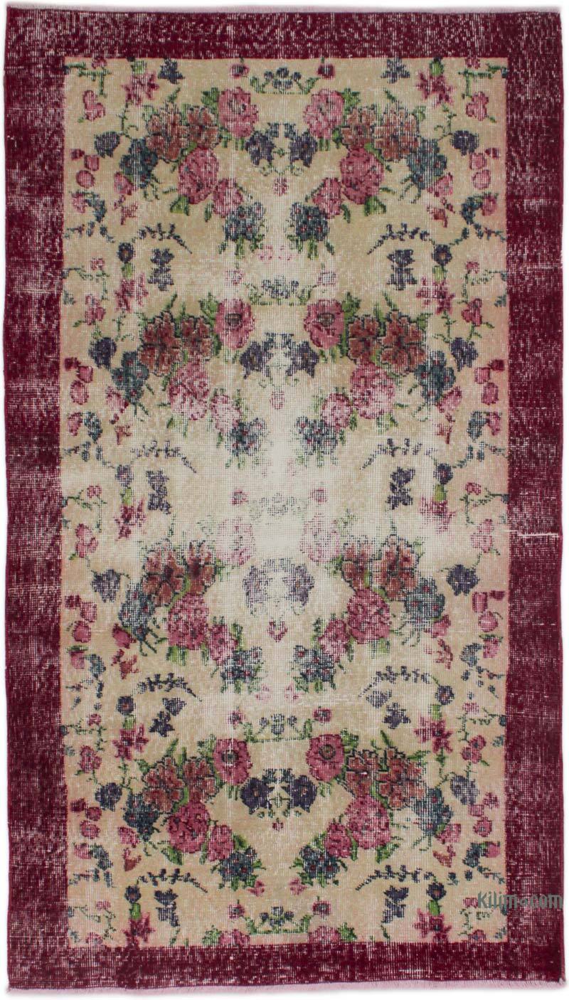 El Dokuma Vintage Halı - 110 cm x 190 cm - K0076897
