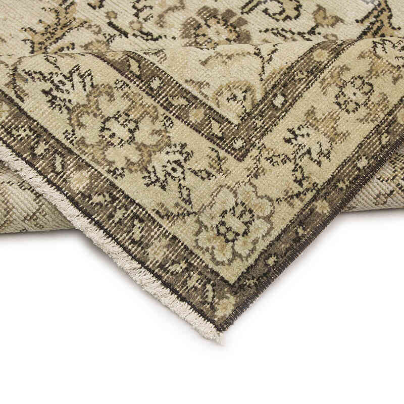 Alfombra Vintage Turca Anudada a Mano - 117 cm x 208 cm - K0076899