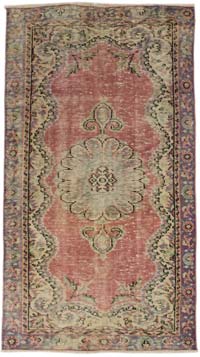 Vintage Turkish Hand-Knotted Rug - 3' 9" x 6' 5" (45" x 77")