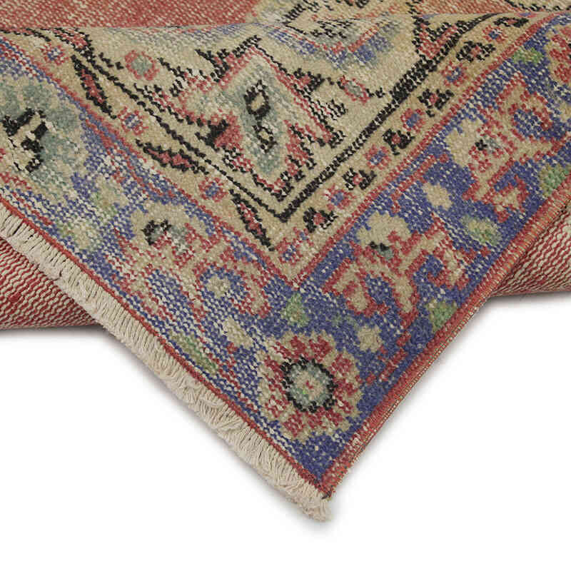 Alfombra Vintage Turca Anudada a Mano - 115 cm x 195 cm - K0076900