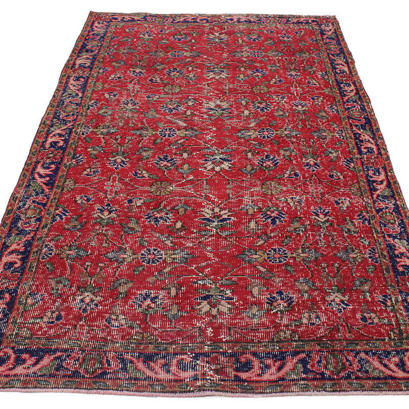 Vintage Turkish Hand-Knotted Rug - 3' 9" x 6' 10" (45" x 82") - K0076905