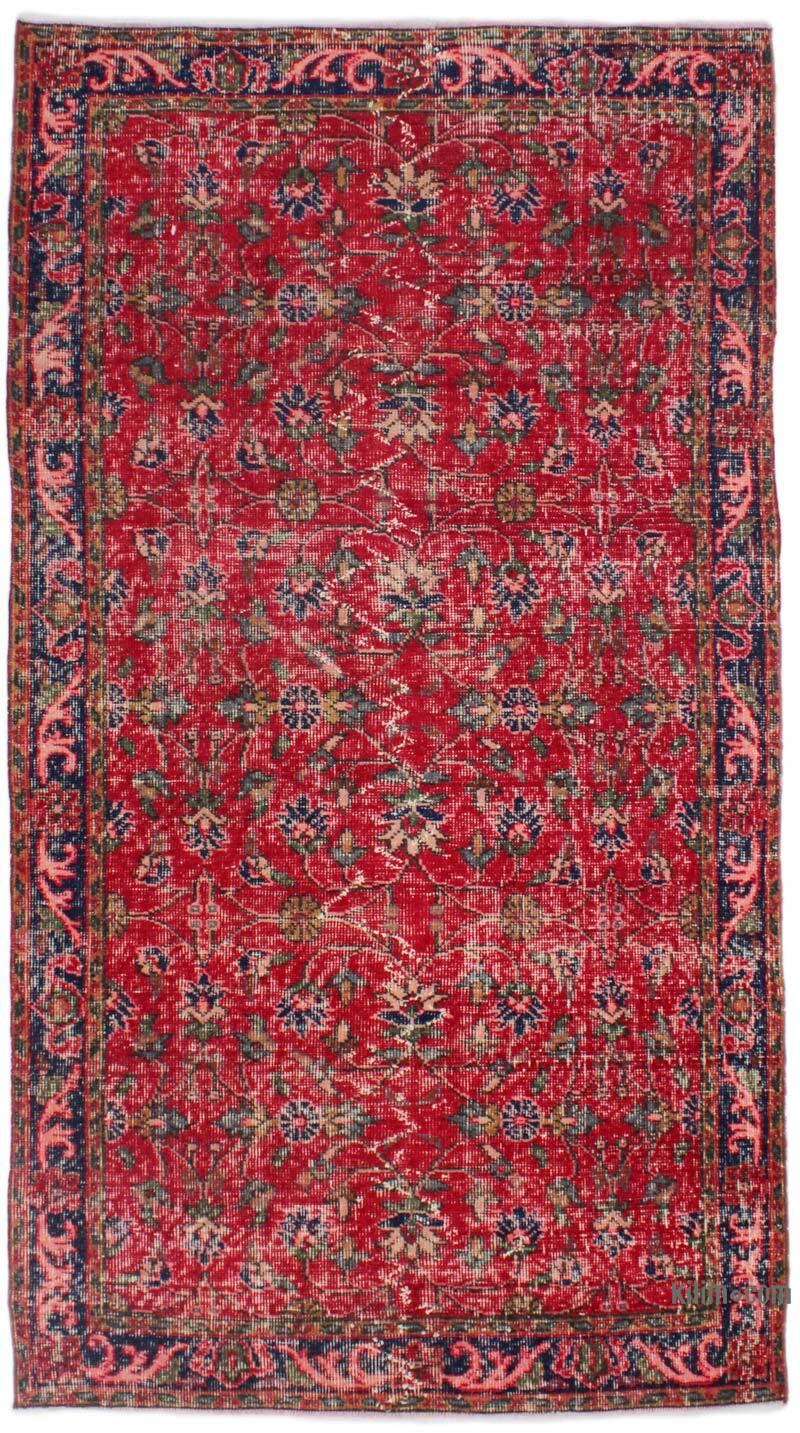 Vintage Turkish Hand-Knotted Rug - 3' 9" x 6' 10" (45" x 82") - K0076905