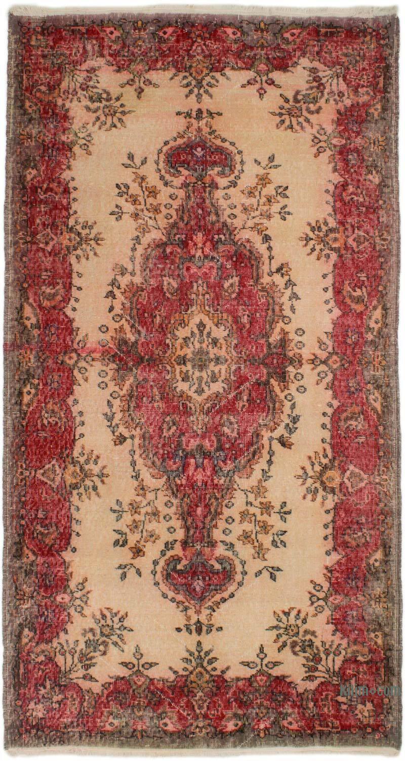 El Dokuma Vintage Halı - 125 cm x 240 cm - K0076908