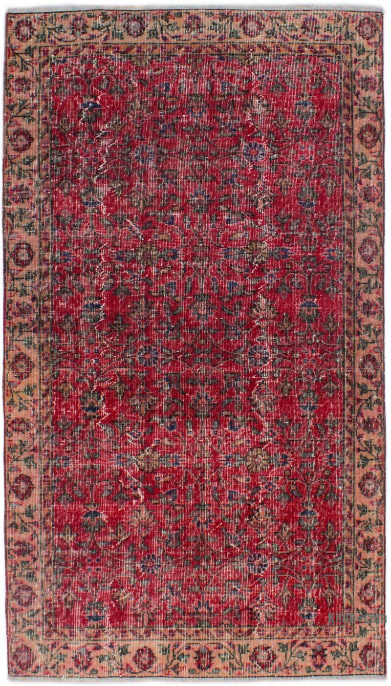 Vintage Turkish Hand-Knotted Rug - 3' 7" x 6' 5" (43" x 77") - K0076909