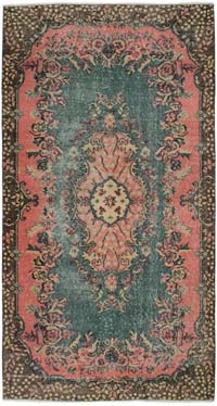 El Dokuma Vintage Halı - 112 cm x 210 cm