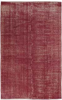 Boyalı El Dokuma Vintage Halı - 120 cm x 198 cm