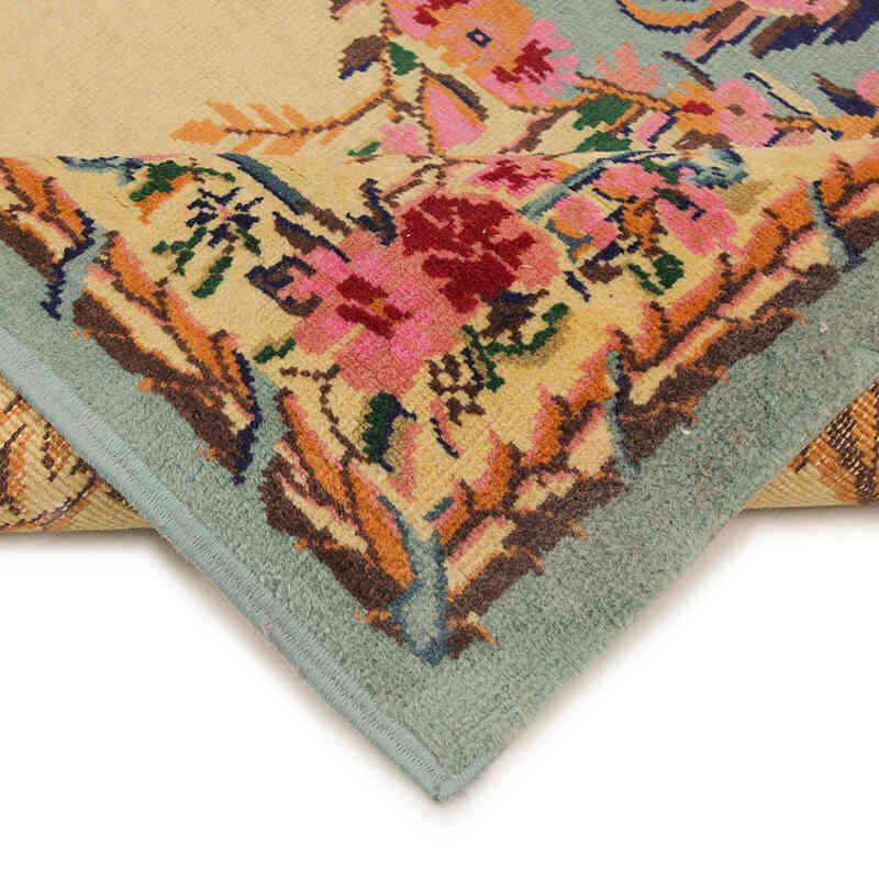 Alfombra Vintage Turca Anudada a Mano - 125 cm x 205 cm - K0076921