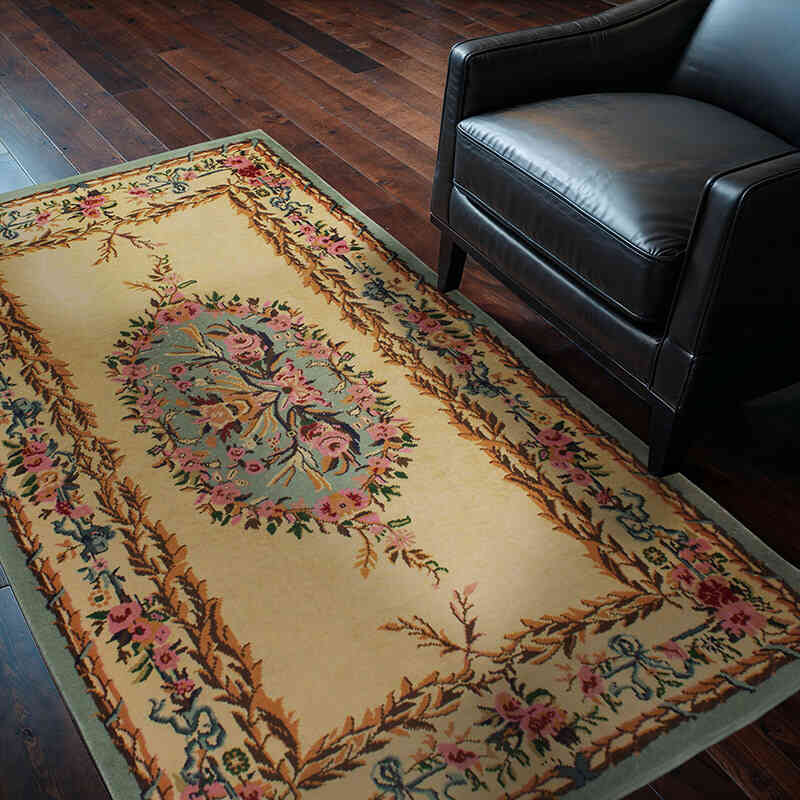 Alfombra Vintage Turca Anudada a Mano - 125 cm x 205 cm - K0076921