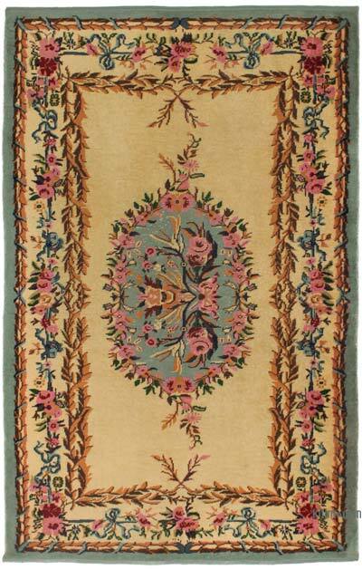 Vintage Turkish Hand-Knotted Rug - 4' 1" x 6' 9" (49" x 81")