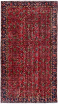 Alfombra Vintage Turca Anudada a Mano - 115 cm x 213 cm