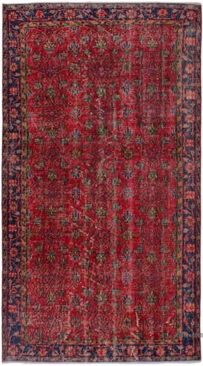 El Dokuma Vintage Halı - 115 cm x 213 cm