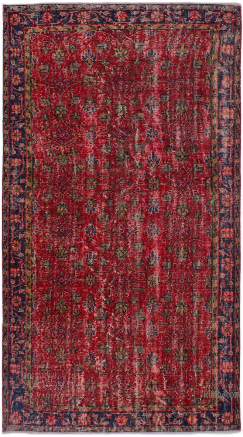 Vintage Turkish Hand-Knotted Rug - 3' 9" x 7'  (45" x 84") - K0076922