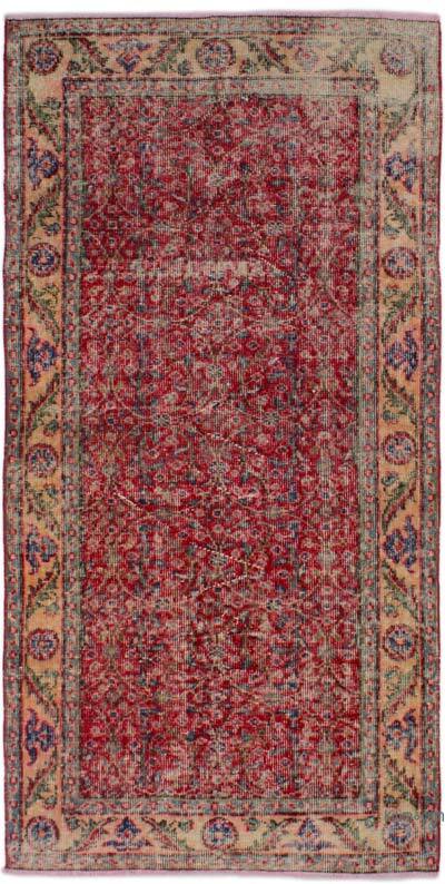 Alfombra Vintage Turca Anudada a Mano - 96 cm x 192 cm