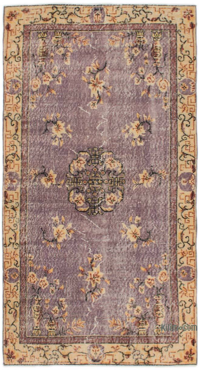 Vintage Turkish Hand-Knotted Rug - 3' 7" x 6' 8" (43" x 80") - K0076937