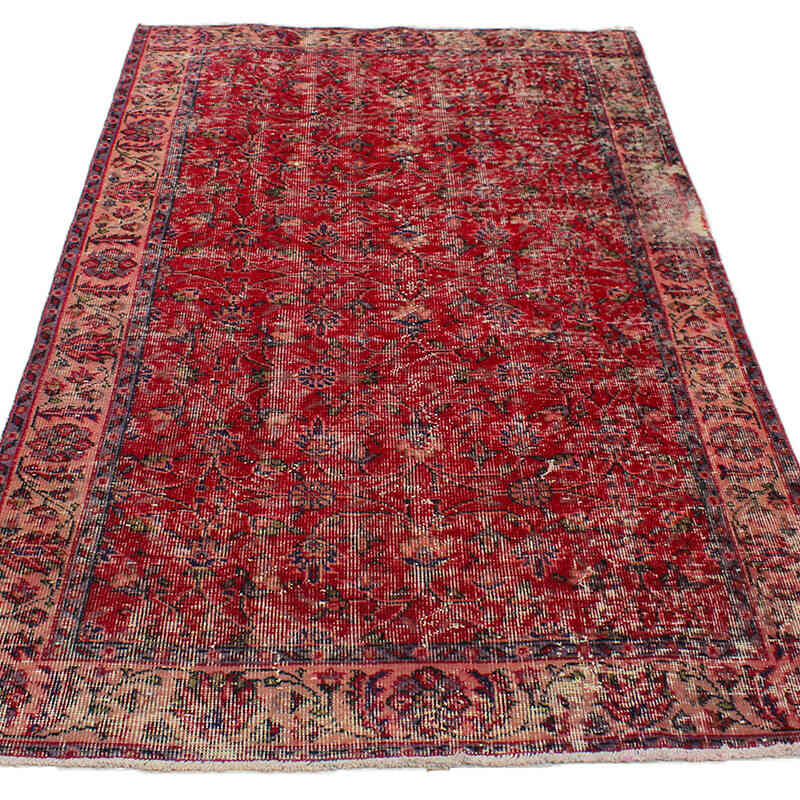 Vintage Turkish Hand-Knotted Rug - 3' 10" x 6' 9" (46" x 81") - K0076938