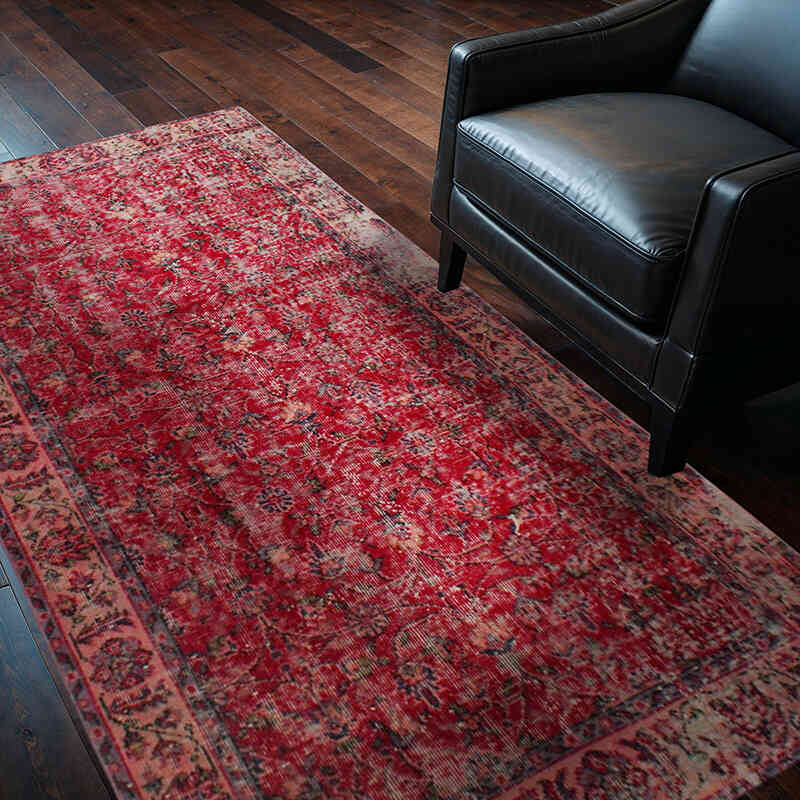 Vintage Turkish Hand-Knotted Rug - 3' 10" x 6' 9" (46" x 81") - K0076938