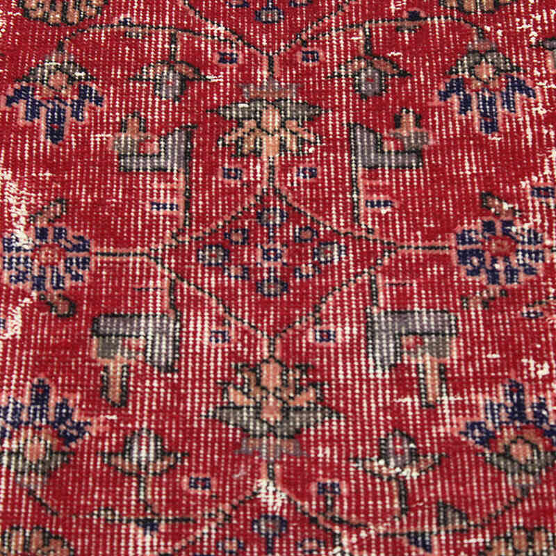 El Dokuma Vintage Halı - 116 cm x 222 cm - K0076939