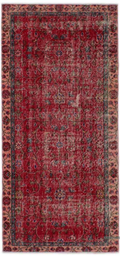 El Dokuma Vintage Halı - 87 cm x 183 cm