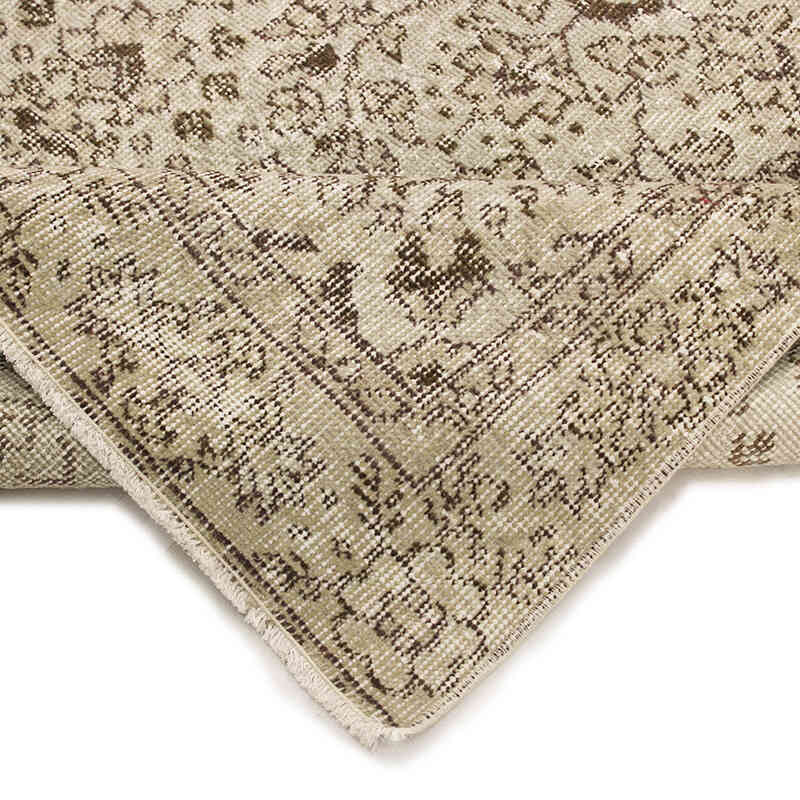 Alfombra Vintage Turca Anudada a Mano - 111 cm x 205 cm - K0076941