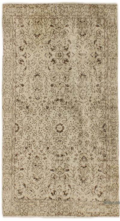 Vintage Turkish Hand-Knotted Rug - 3' 8" x 6' 9" (44" x 81")