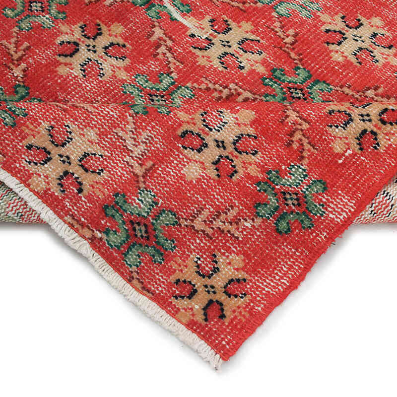 Alfombra Vintage Turca Anudada a Mano - 90 cm x 198 cm - K0076942