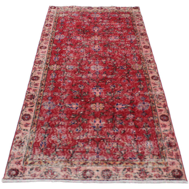 Vintage Turkish Hand-Knotted Rug - 2' 9" x 6' 2" (33" x 74") - K0076943