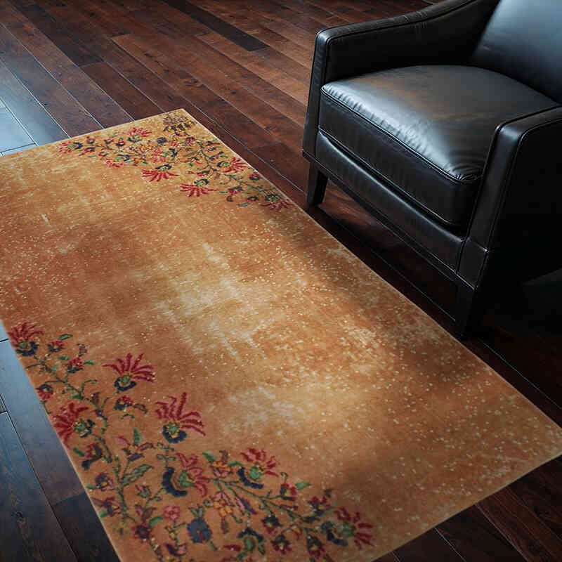 Vintage Turkish Hand-Knotted Rug - 3' 7" x 6' 1" (43" x 73") - K0076944