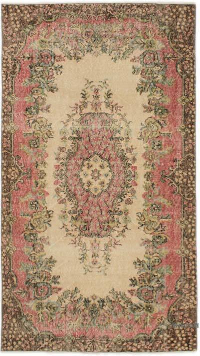 Alfombra Vintage Turca Anudada a Mano - 114 cm x 206 cm