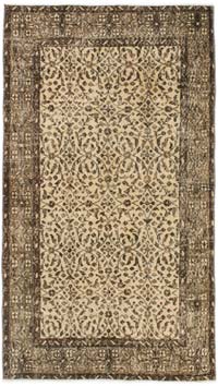 Vintage Turkish Hand-Knotted Rug - 3' 8" x 6' 7" (44" x 79")