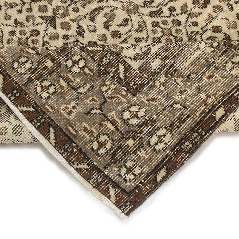 El Dokuma Vintage Halı - 113 cm x 200 cm - K0076949