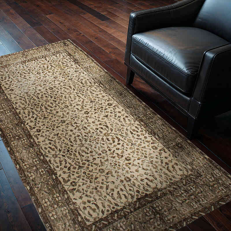 El Dokuma Vintage Halı - 113 cm x 200 cm - K0076949