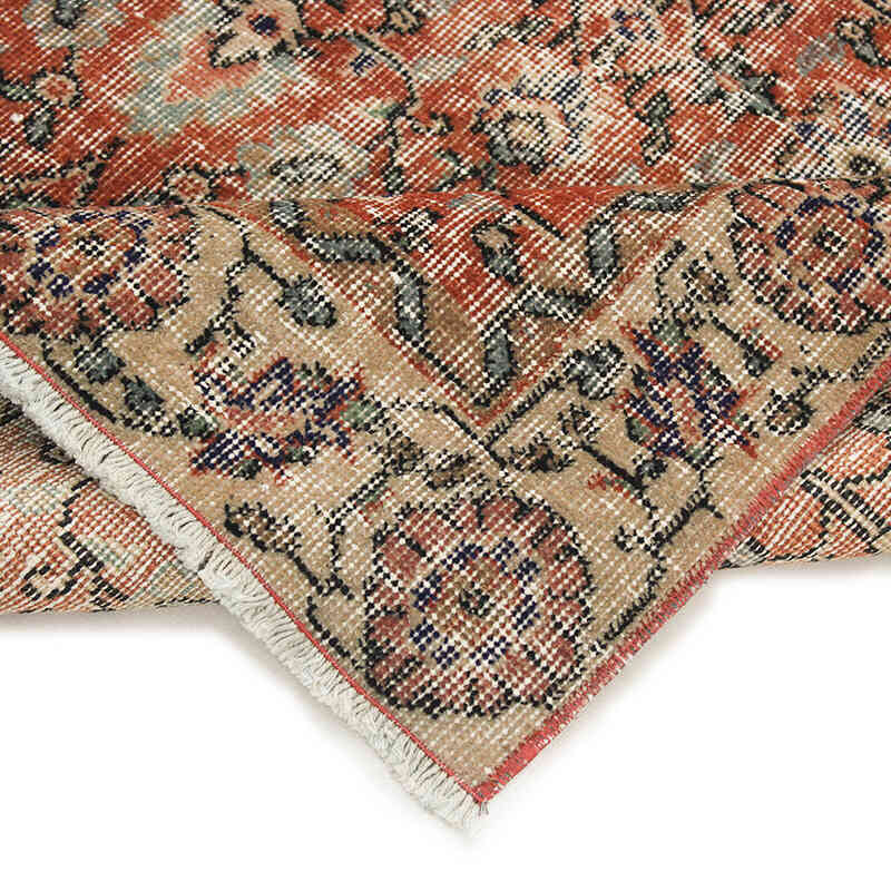 El Dokuma Vintage Halı - 106 cm x 198 cm - K0076951