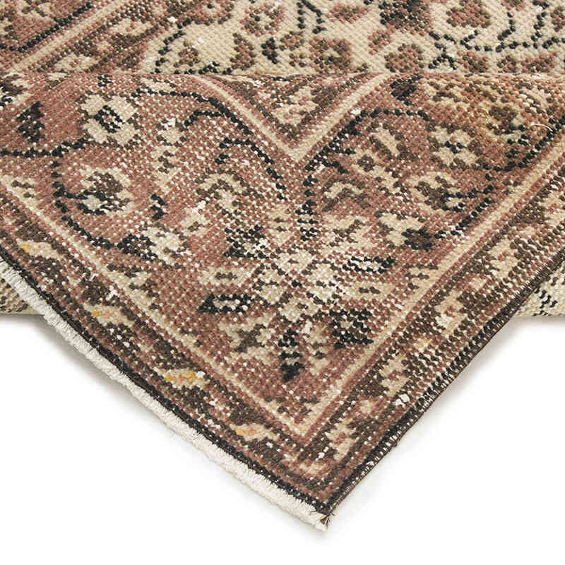 Alfombra Vintage Turca Anudada a Mano - 93 cm x 200 cm - K0076953
