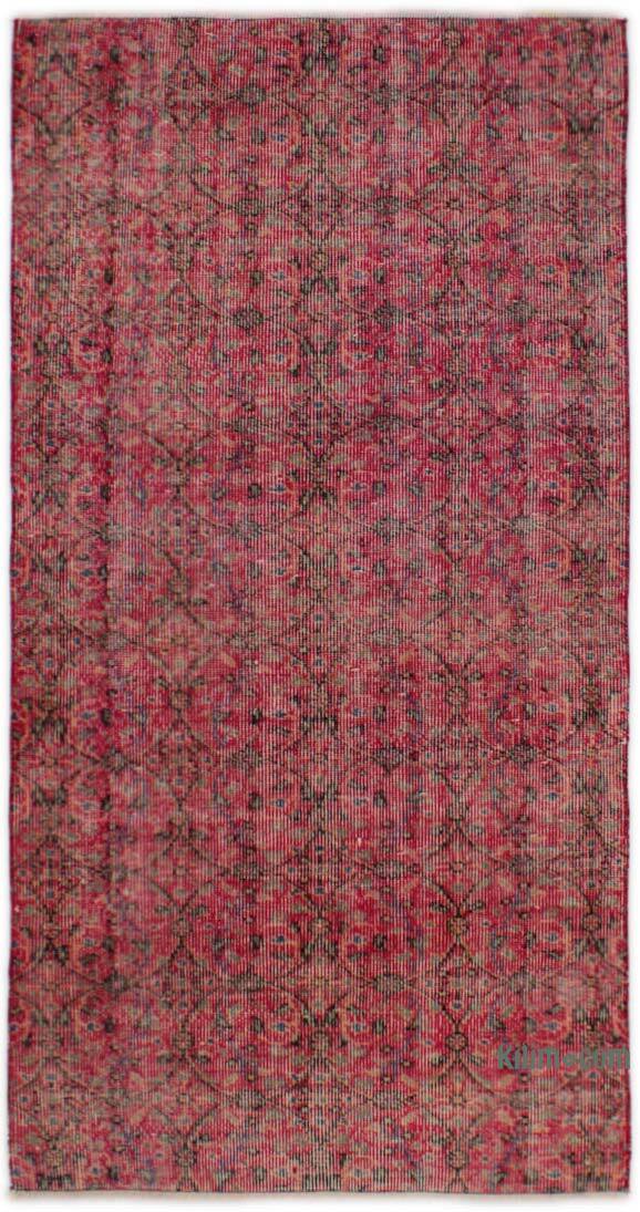 Alfombra Vintage Turca Anudada a Mano - 95 cm x 182 cm - K0076955