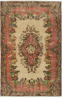 El Dokuma Vintage Halı - 112 cm x 183 cm