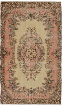 El Dokuma Vintage Halı - 118 cm x 206 cm
