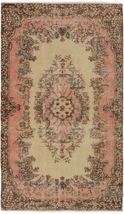 El Dokuma Vintage Halı - 118 cm x 206 cm