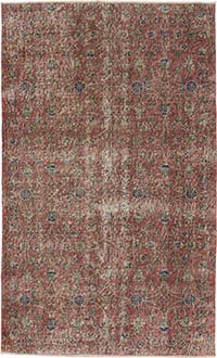 El Dokuma Vintage Halı - 113 cm x 185 cm