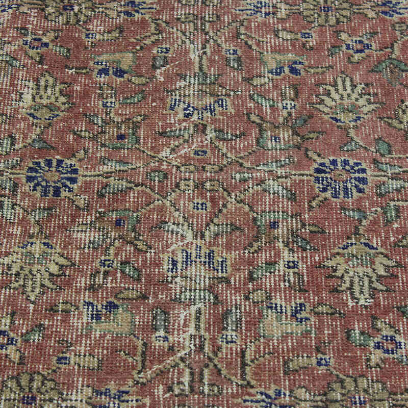 Alfombra Vintage Turca Anudada a Mano - 113 cm x 185 cm - K0076962