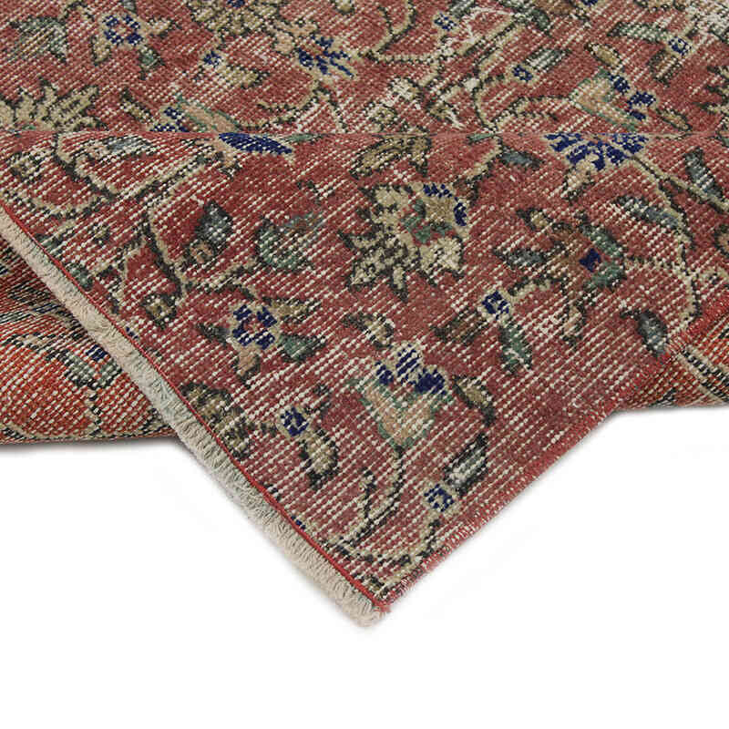 Alfombra Vintage Turca Anudada a Mano - 113 cm x 185 cm - K0076962