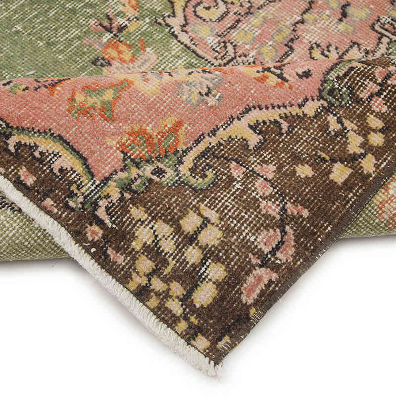 Alfombra Vintage Turca Anudada a Mano - 113 cm x 205 cm - K0076964