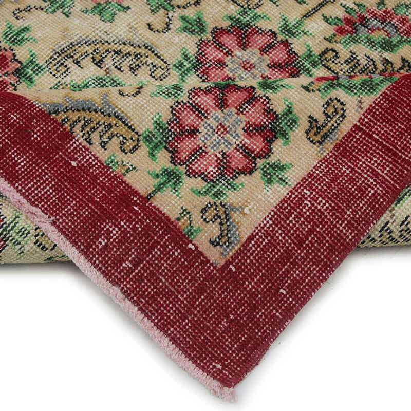 Alfombra Vintage Turca Anudada a Mano - 115 cm x 197 cm - K0076966