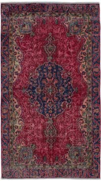 El Dokuma Vintage Halı - 106 cm x 190 cm