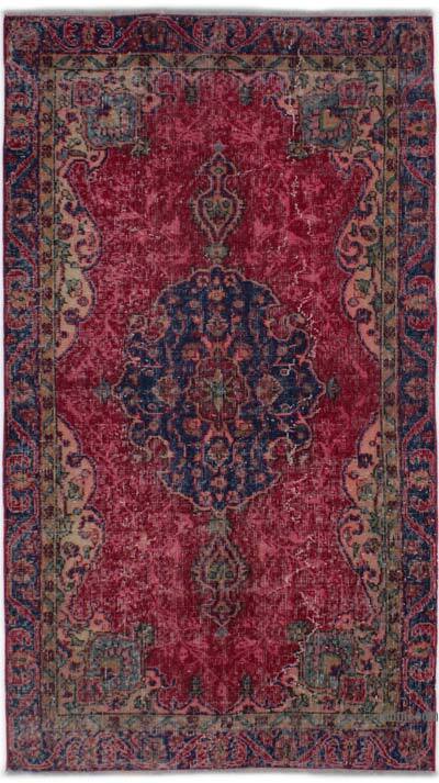 El Dokuma Vintage Halı - 106 cm x 190 cm