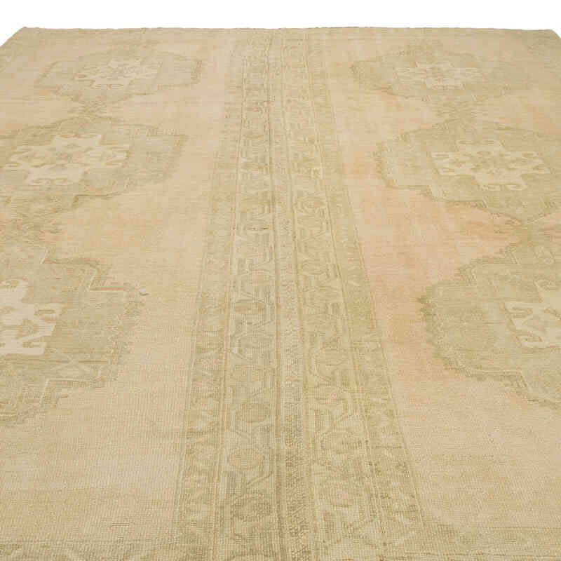 Alfombra Vintage Turca Anudada a Mano - 286 cm x 355 cm - K0076981
