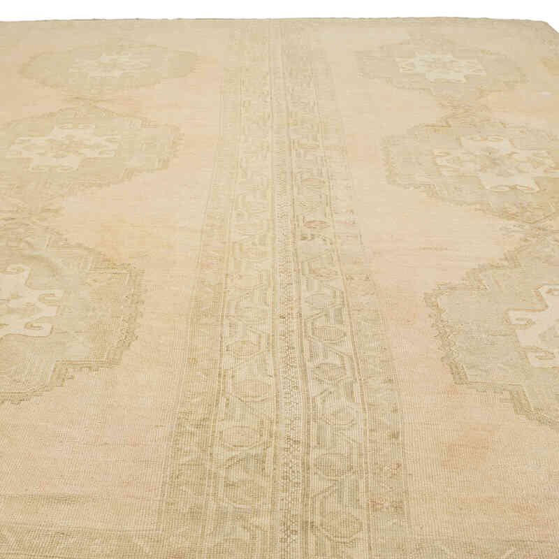 Alfombra Vintage Turca Anudada a Mano - 286 cm x 355 cm - K0076981