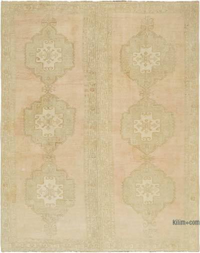 Vintage Turkish Hand-Knotted Rug - 9' 5" x 11' 8" (113" x 140")