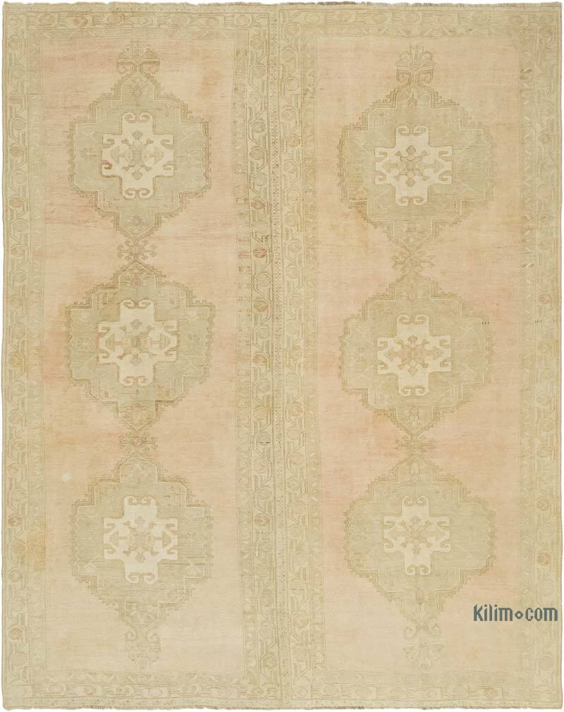 Alfombra Vintage Turca Anudada a Mano - 286 cm x 355 cm - K0076981
